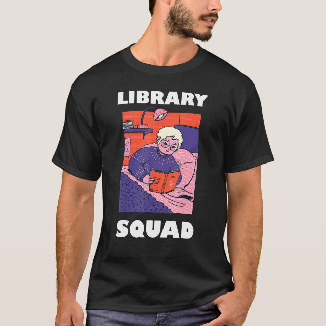 Camiseta Esquadrão de Biblioteca (Frente)