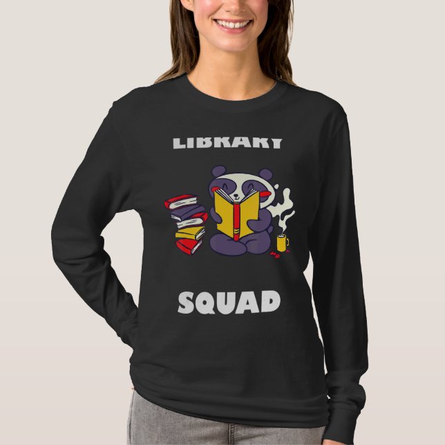 Camiseta Esquadrão de Biblioteca 3 (Frente)