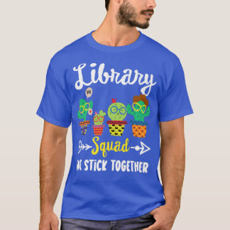 Camiseta Esquadrão de Biblioteca, Lente de Escola Engraçado