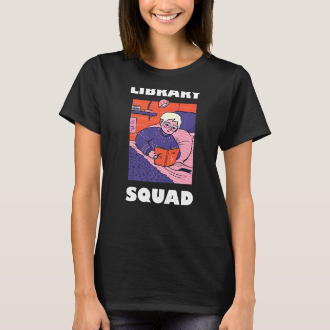 Camiseta Esquadrão de Biblioteca Premium 1 (Frente)