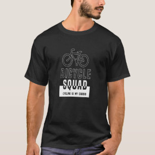 Camiseta Esquadrão de Bicicleta Dito Irônico Ciclista Espor