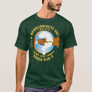 Camiseta Esquadrão de Bombardeio da 754ª Força Aérea WII X