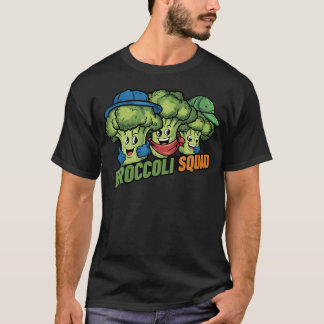 Camiseta Esquadrão de Brócolis Para Amante de Brócolis Vege