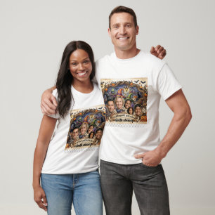 Camiseta Esquadrão de Bruxas Assustadoras de Halloween Pers