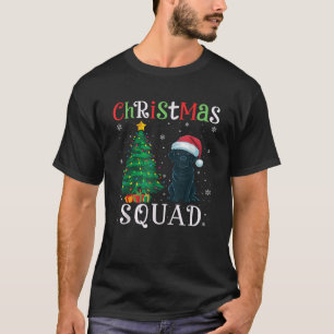 Camiseta Esquadrão de Cães Labrador Preto Meninos Meninas Á