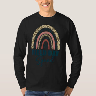 Camiseta Esquadrão De Campo De Arco-Íris Bonito No Dia Pass