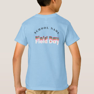 Camiseta Esquadrão de Cheers de Cheers no dia da escola azu