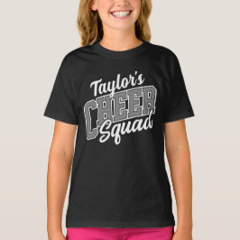 Camiseta Esquadrão de Cheque da Escola de Cheerleader de NO