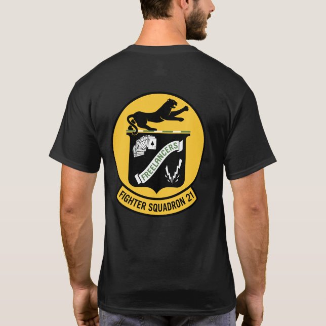 Camiseta Esquadrão de Combate 21 VF-21 (Verso)
