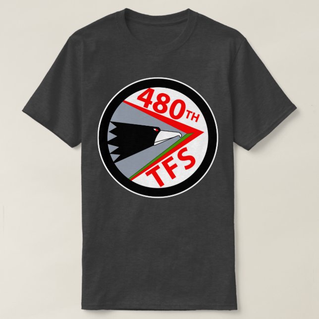 Camiseta Esquadrão de Combate Tático HK Vietnam WO USAF 480 (Frente do Design)