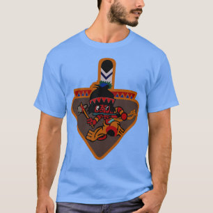 Camiseta Esquadrão de Combatente 72 da Air Corps com Txt X