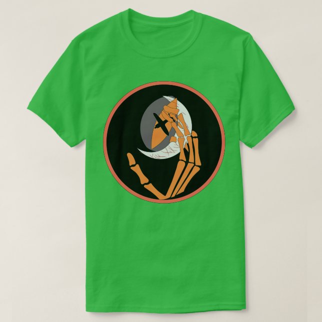 Camiseta Esquadrão de Combatente Noturno AAC 426th com txt  (Frente do Design)