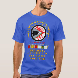 Camiseta Esquadrão de Combatente Tático USAF 480º Holl de W