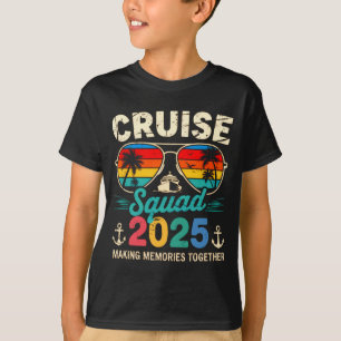 Camiseta Esquadrão de cruzeiro 2025 grupo familiar correspo