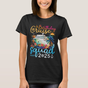 Camiseta Esquadrão de Cruzeiro de Aniversário 2025 Festa de