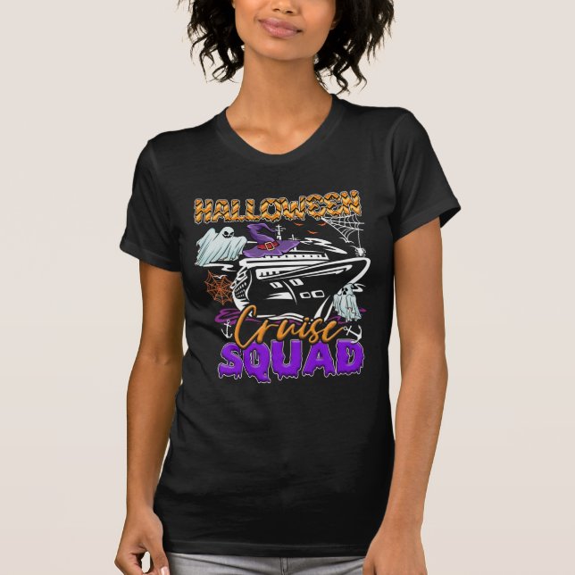 Camiseta esquadrão de cruzeiro de halloween (Frente)