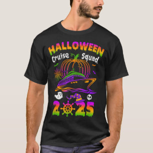 Camiseta Esquadrão de Cruzeiro de Halloween 2025 Abóbora Te