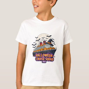 Camiseta Esquadrão de Cruzeiro de Halloween 2025 Tripulação