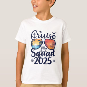 Camiseta Esquadrão de Cruzeiro Férias de Verão 2025 Família