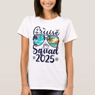 Camiseta Esquadrão de Cruzeiro Férias de Verão de 2025 Famí