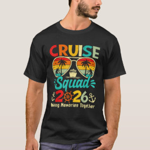 Camiseta Esquadrão de Cruzeiro Férias de Verão de 2026 Famí