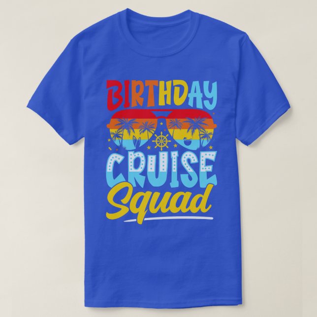 Camiseta Esquadrão de cruzeiros de aniversário (Frente do Design)