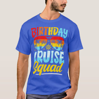 Camiseta Esquadrão de cruzeiros de aniversário