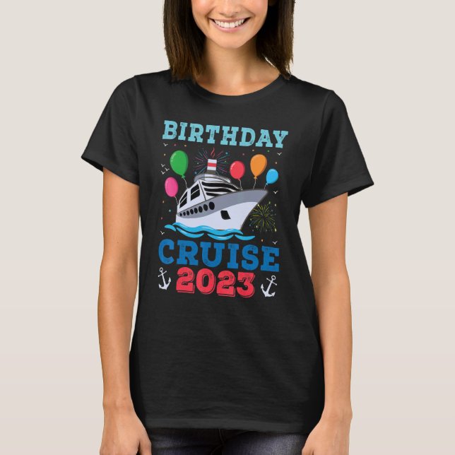 Camiseta Esquadrão de Cruzeiros de Aniversário do Birthday  (Frente)