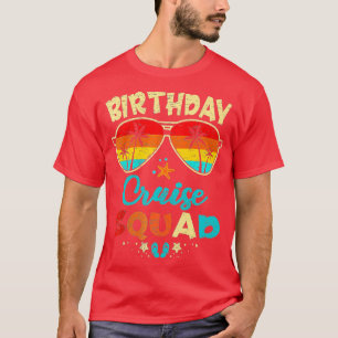 Camiseta Esquadrão de Cruzeiros de Festa de aniversário de 