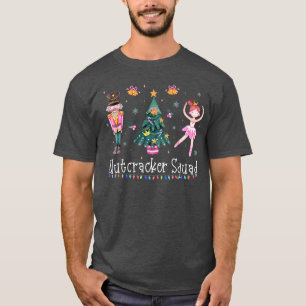 Camiseta Esquadrão de Dança de Ballet Nutcracker de Natal M
