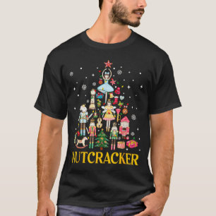 Camiseta Esquadrão de Dança de Ballet Nutcracker de Natal M