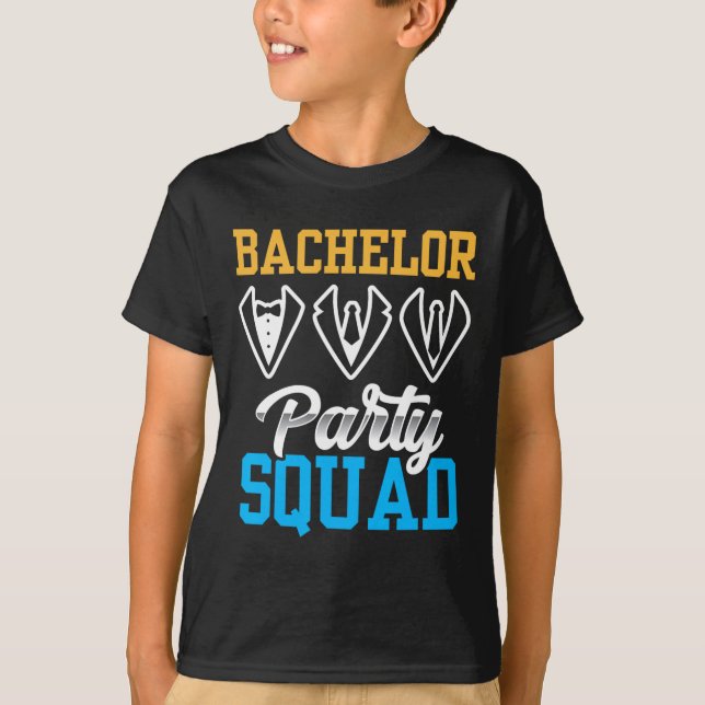 Camiseta Esquadrão de despedida de solteiro Equipe da noiva (Frente)