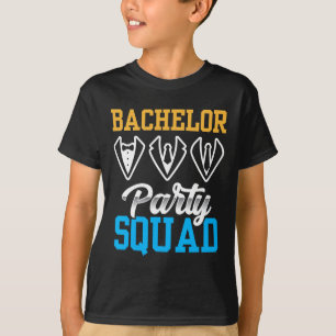Camiseta Esquadrão de Despedida de Solteiro Equipe da Noiva