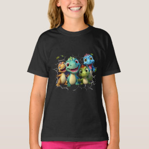 Camiseta "Esquadrão de Dinossauro Adorável"