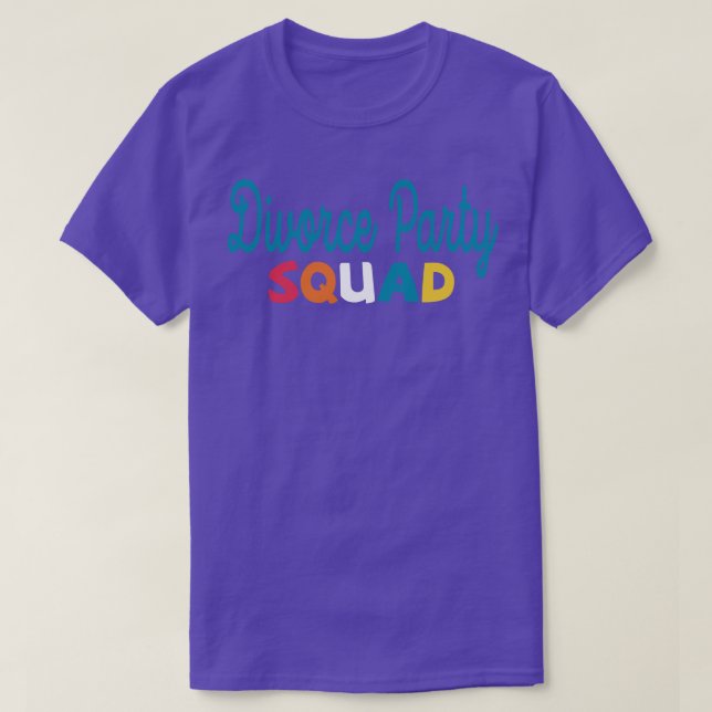 Camiseta esquadrão de divórcio (Frente do Design)