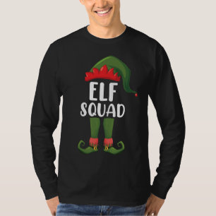 Camiseta Esquadrão de Elfos Família Divertida Correspondênc