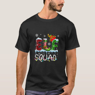 Camiseta Esquadrão de Elfos Luzes Coloridas Fantasia de Elf