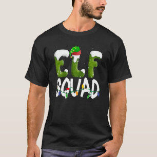 Camiseta Esquadrão de Elfos Natal Família Combinando Menino