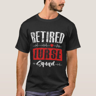 Camiseta Esquadrão de Enfermeira Aposentada Correspondência