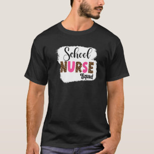 Camiseta Esquadrão de Enfermeira Escolar de Amor de Enferma