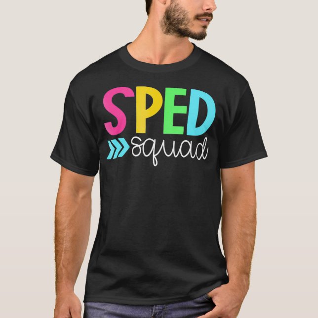 Camiseta Esquadrão de Equipe SPED do Treinamento Especial (Frente)