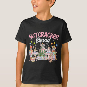 Camiseta Esquadrão de Fendas de Natal Família Ballet Combin