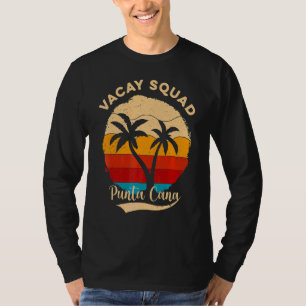 Camiseta Esquadrão de Férias Antigas Punta Cana Férias de V