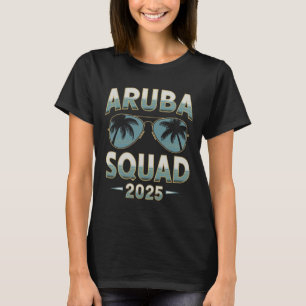 Camiseta Esquadrão de Férias de Aruba 2025 que Corresponde