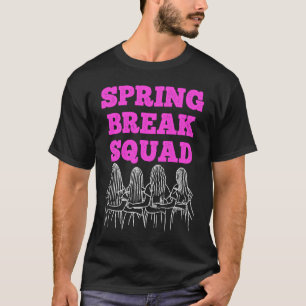 Camiseta Esquadrão de Férias de Primavera Férias de Verão F