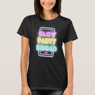 Camiseta Esquadrão De Festa Brilhante Dormindo Sobre Parte