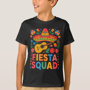 Camiseta Esquadrão de Festa Cinco De Maio Vamos Festa Homen