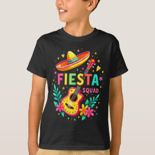 Camiseta Esquadrão de festa combinando cinco de maio festa