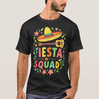 Camiseta Esquadrão de Festa Correspondente Cinco De Mayo Me