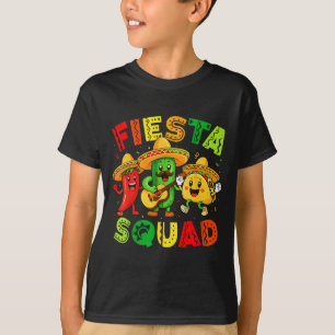Camiseta Esquadrão de Festa Divertido para Crianças Menina